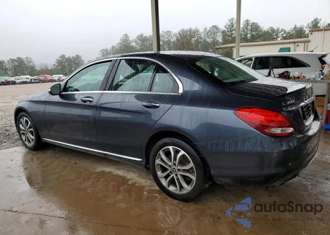 2015 Mercedes-Benz C 300 4Matic from USA, damaged, VIN 55SWF4KB8FU020262